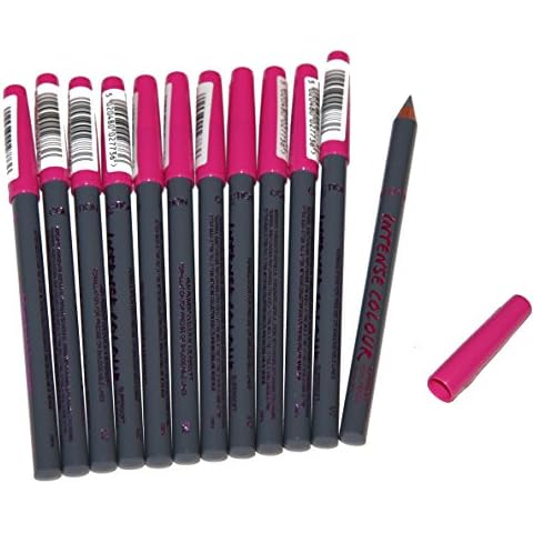 12 x Collection 2000 Intense Colour Supersoft Khol Eyeliner Pencils | Love Bird (Grey) | Wholesale Job Lot Cover