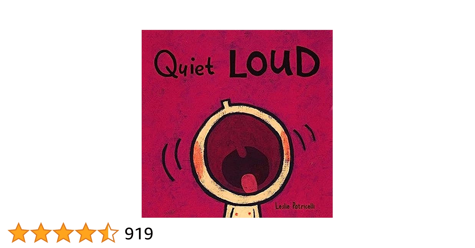 Amazon | Quiet Loud: (A Playful Sounds Concept Book of