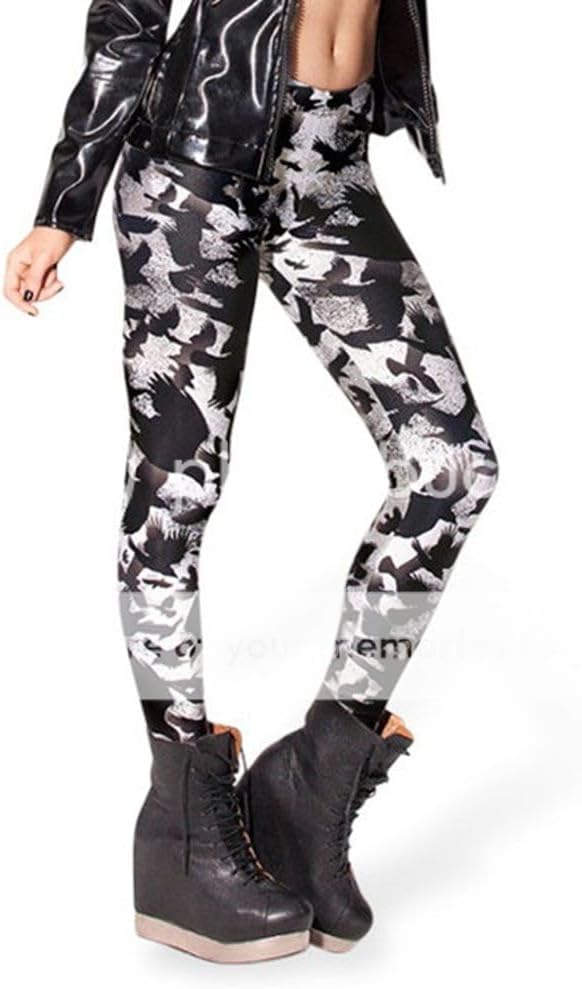 Sister Amy® Women's Digital Pattern Printed Ankle Elastic Tights Legging - Image 3
