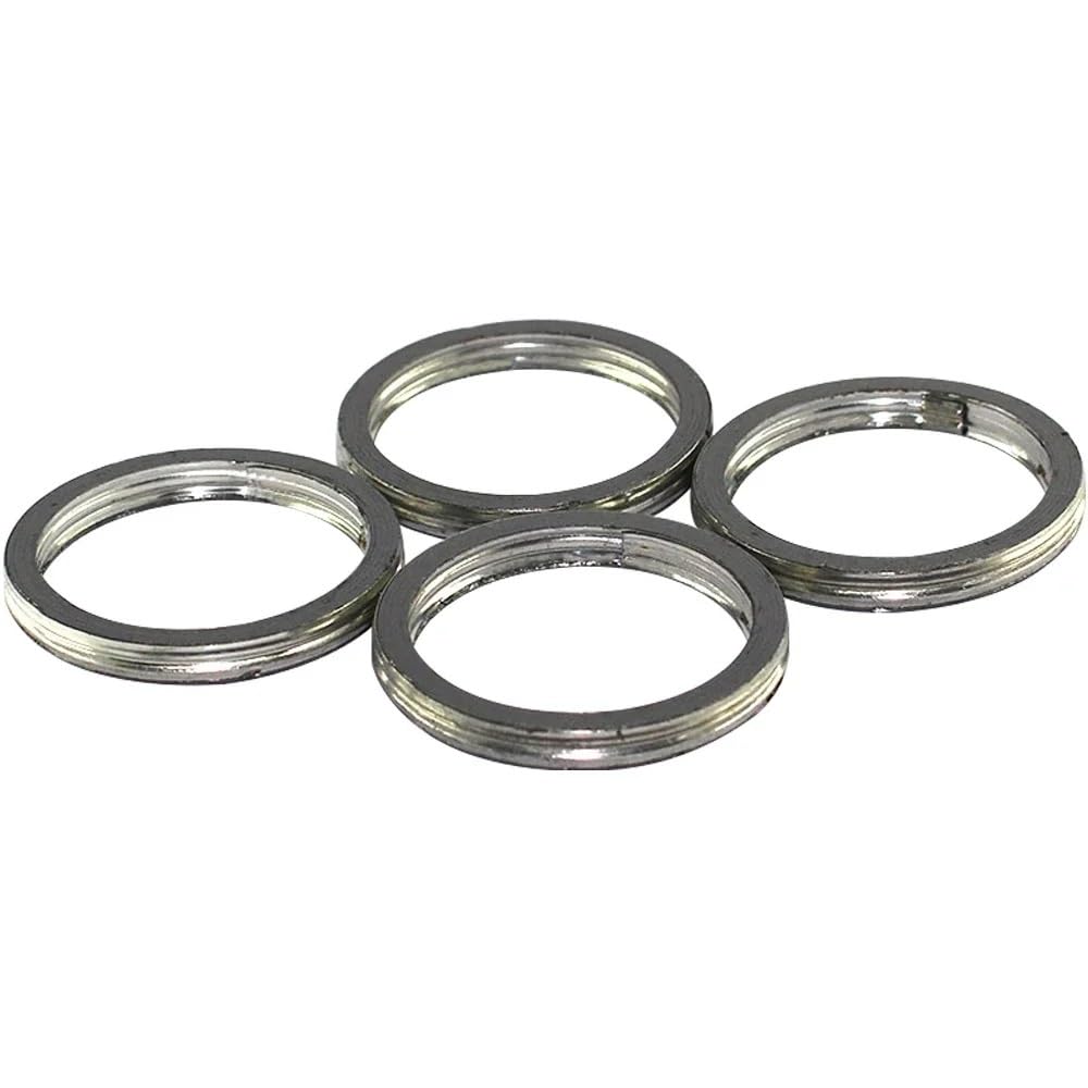 Guarnizione del collettore del tubo di scarico del silenziatore del motore da 46 mm for AN650 2003-2018 TU250X 2009-2019 SFV650 2009(10pcs)