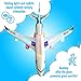TotVelt Kids airplane A380 toy plane self driving bump & go Airbus - Contains Beautiful 3D Light and Jet engine - Changes Direction On Contact - For boys & girls age 3 - 8 years old Product Name