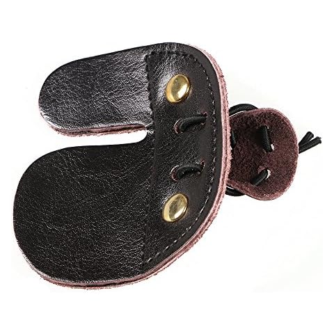 Huntingdoor Cowhide Leather Archery Finger Tab Cover