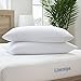 Linenspa Waterproof Pillow Protector - Premium Smooth Fabric - Standard Pillow Protector White