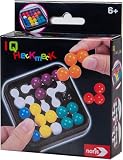 Noris 606134746 - IQ Heckmeck (Logikspiel ab 6 Jahre) - cleveres Denkspiel für 1 Person im praktischen Mitnahme-Format, Gehirnjogging für Kinder und Erwachsene