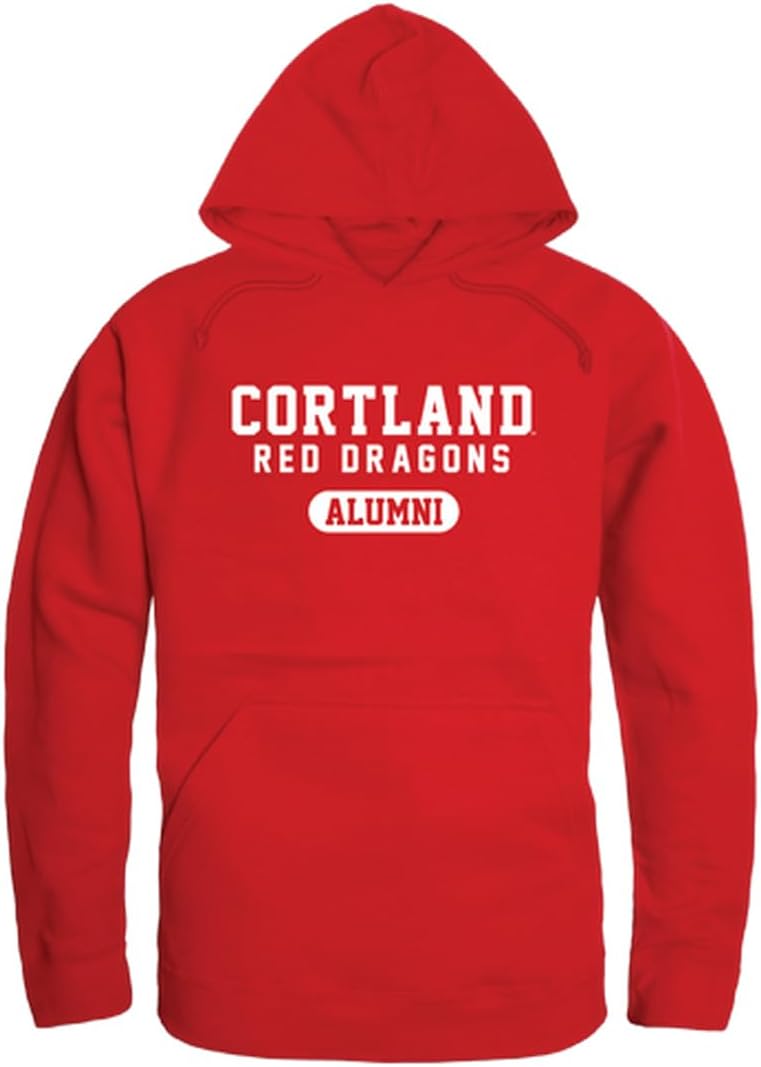 W Republic SUNY Cortland Red Dragons Alumni Hoodie Sweatshirts - Red, XX-Large