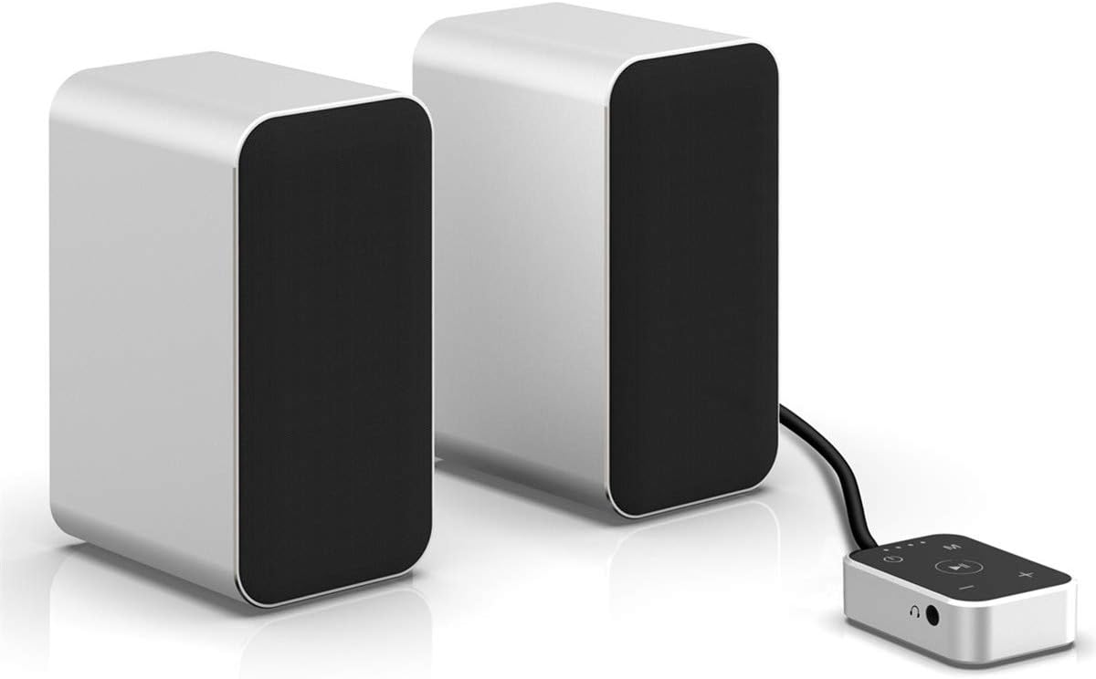 Amazon Com Logitech Multimedia Speakers Z150 With Stereo Sound For Multiple Devices White Computers Accessories