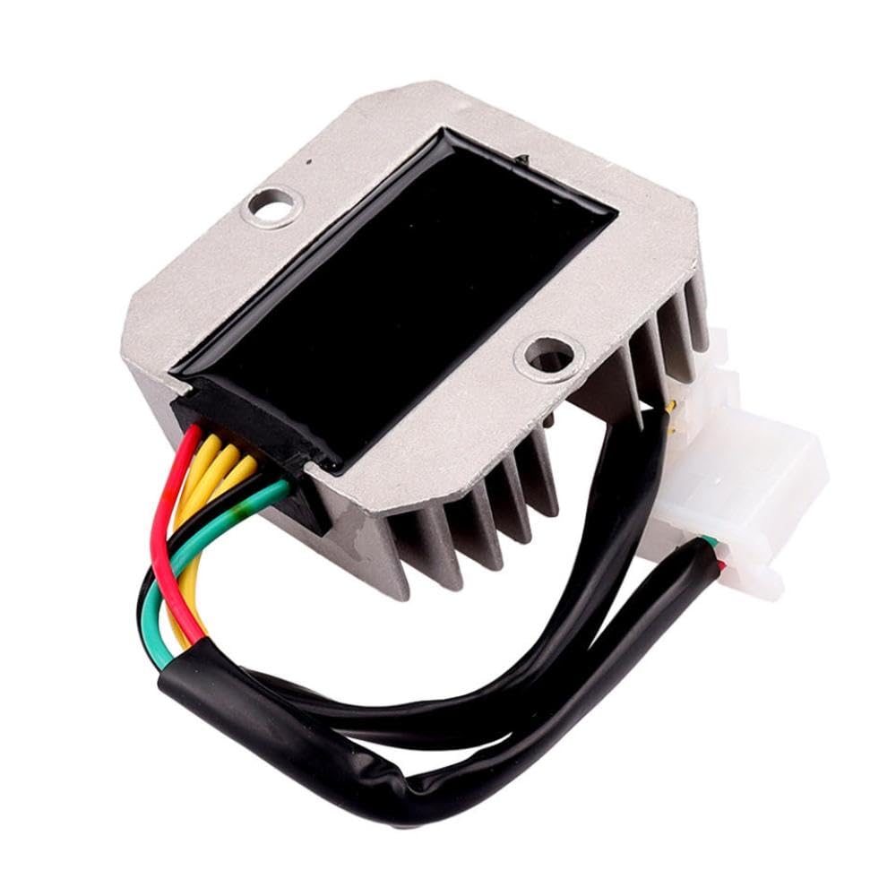 Redresseur de régulateur de Tension 12V, 6 Fils, Compatible avec GY6 50cc 125cc 150cc 250cc, cyclomoteur ATV et Motos similaires