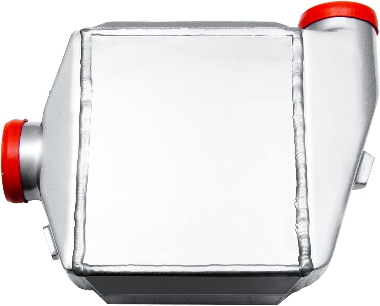 Upgraded Universal Aluminum Liquid Water to Air Intercooler 9x10.6x4.5 in. Core Silver Intercoolers
