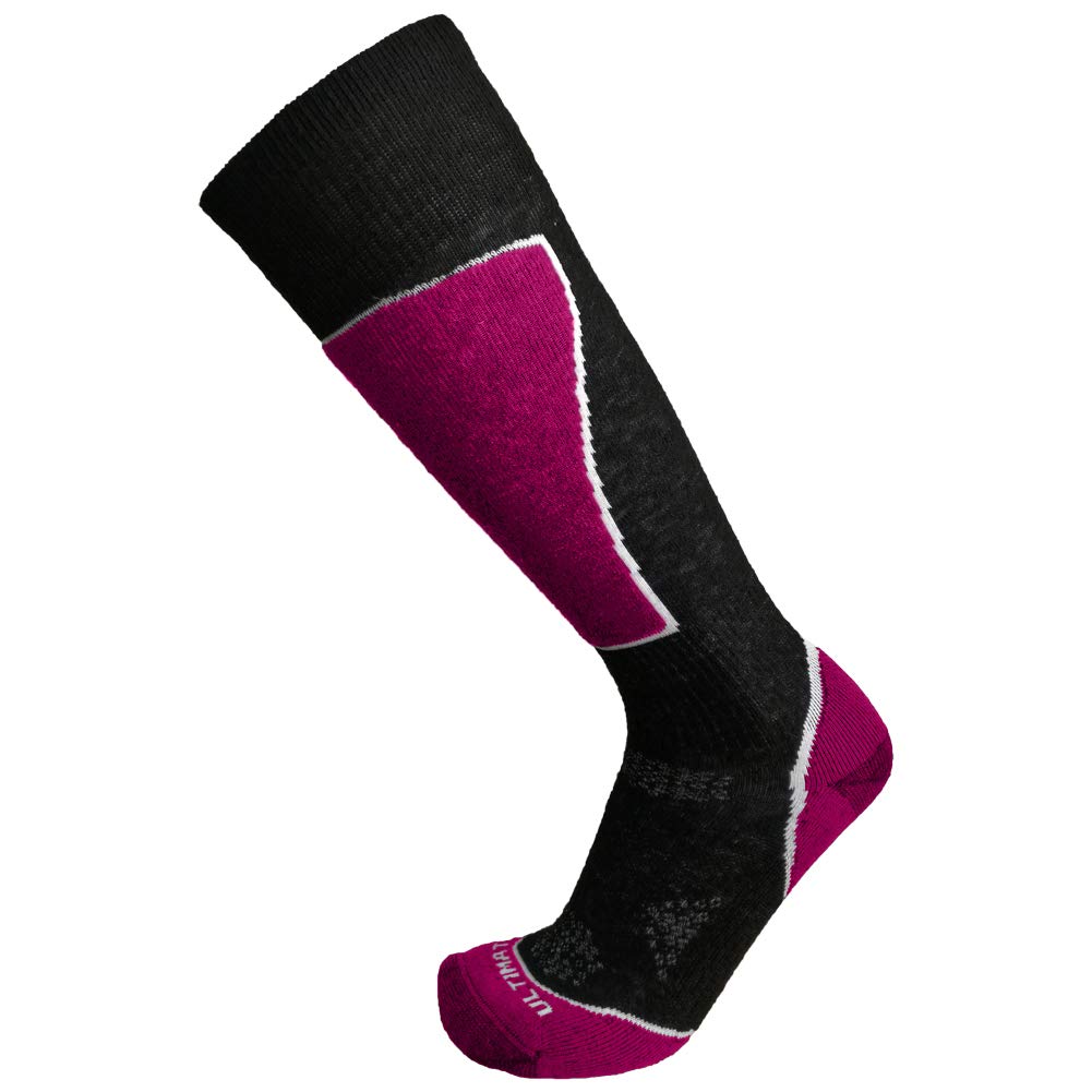 Womens Merino Wool Ski Socks Lightweight Snowboard Socks Cushioning Support Stretch Breathable
