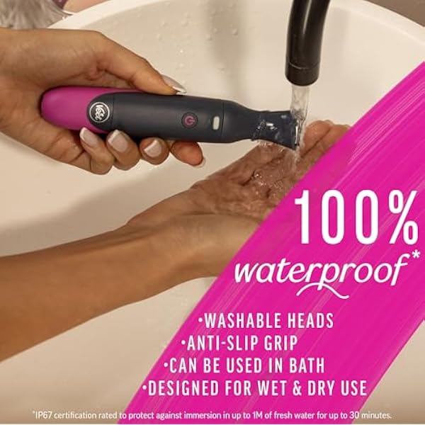 Электрический триммер Veet Expert All-in-one, женская эпиляция, бикини, лицо и брови, многоразовый, USB-зарядка и аксессуары, 100% водонепроницаемый