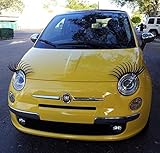 1 Paar gelockte Wimpern für Autos, passend für alle Marken