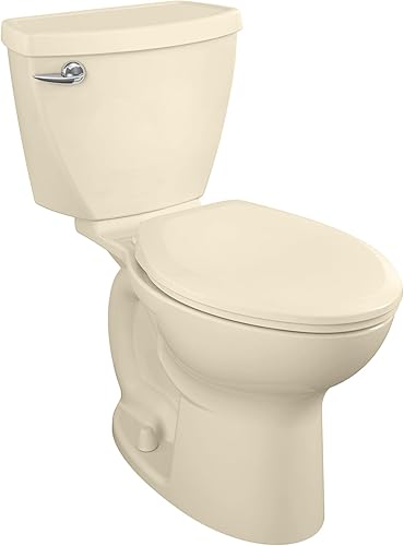 Miniatura 1 de American Standard 270AA001.021 Cadet 3 - Inodoro alargado de dos piezas de altura derecha con 12 pulgadas, hueso