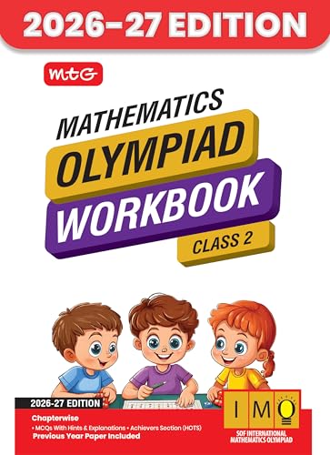 Image of MTG International Mathematics Olympiad (IMO) Workbook Class 2 - Chapter-wise MCQs with Achievers Section - SOF Olympiad Books For 2026-27 Exam