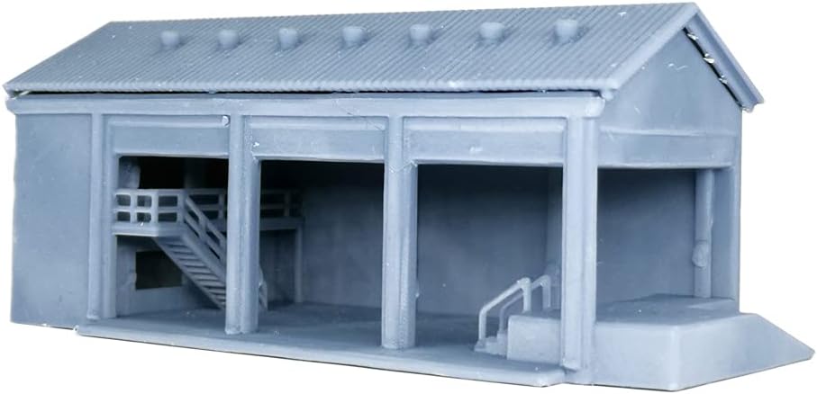 Outland ModelsRailroad Scenery Warehouse Loading Dock w Accessories 1:220 Z Scale
