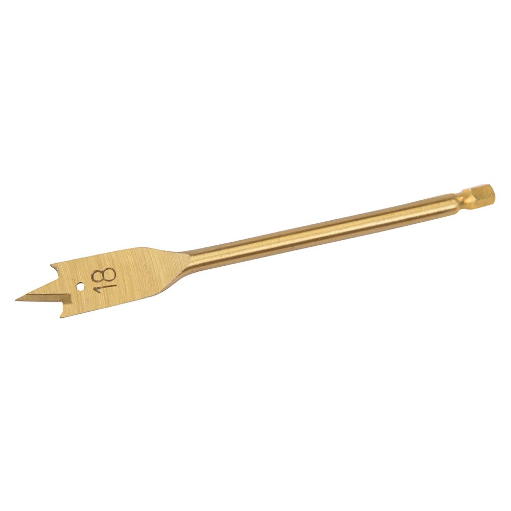 Silverline 991858 Titanium-Coated Flat Bit 18 mm