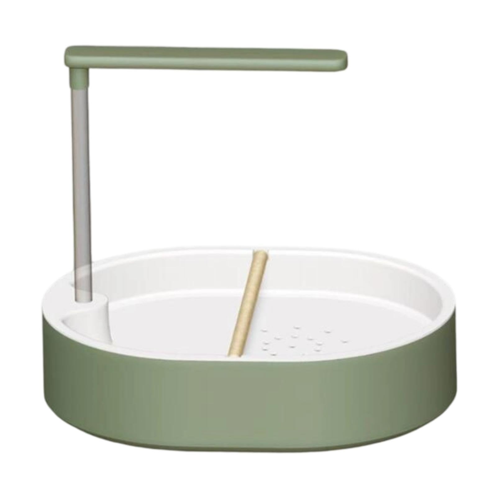 LOVIVER Vasca da Bagno Automatica per Uccelli Vasca da Bagno Automatica per Uccelli Accessori per Doccia Conure Multifunzione Parrocchetto con Pompa da per, Style a