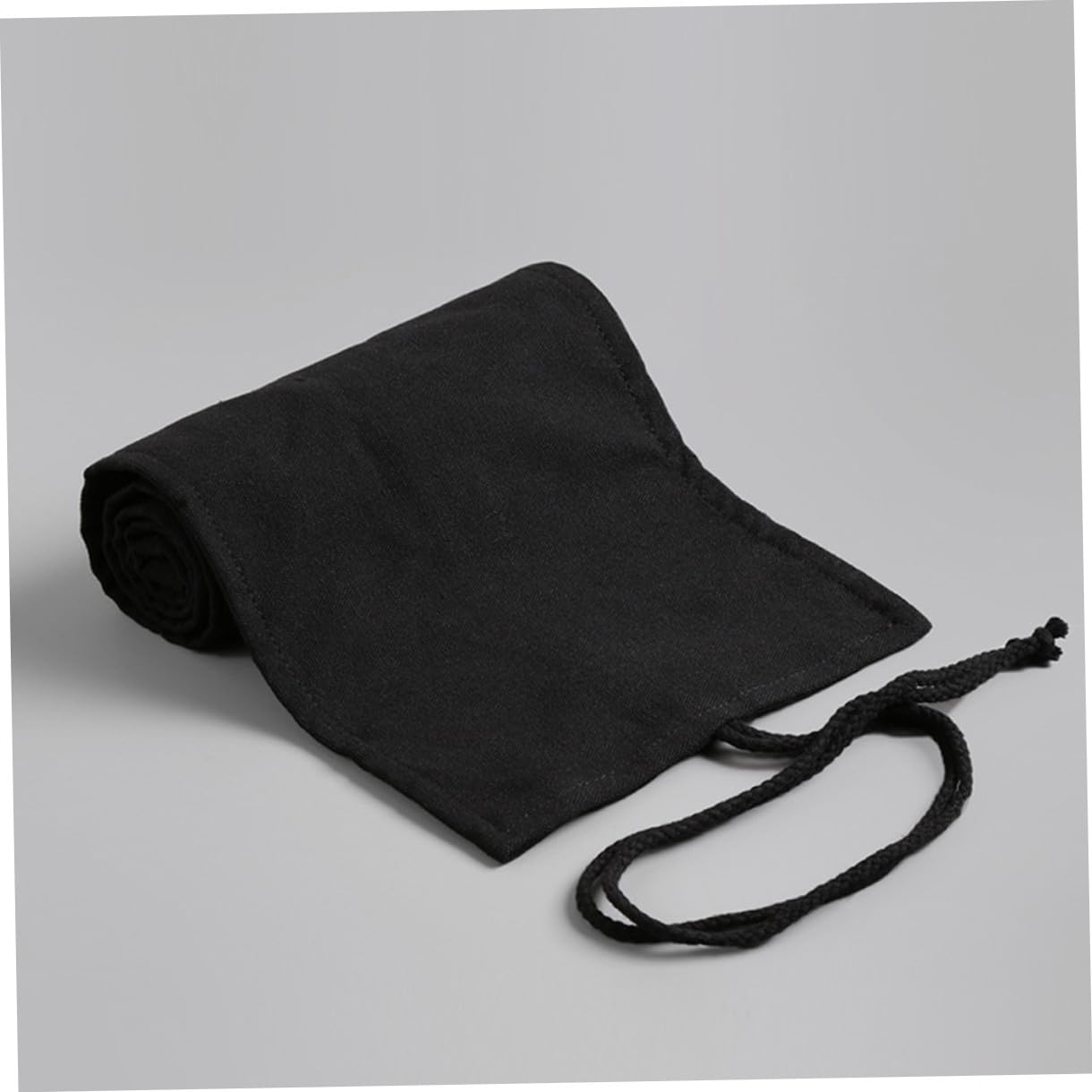 Ciieeo 3pezzi Astuccio Rotolo Tela Portatile Per Artisti Scomparti Per Pennarelli Pennelli e Matite Colorate Design Elegante e Pratico Per Viaggi e Scuola Nero