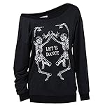 LuFeng-Womens-Halloween-Off-Shoulder-Skeleton-Printing-Funny-T-Shirt-Long-Sleeve-Sweatshirts-Pullover-Tops