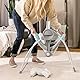 Ingenuity, Ity Ingenuity, Swingity Swing, Goij, zusammenklappbare und tragbare Babyschaukel mit 6 Schaukelgeschwingkeiten, 2 Spielzeugen, 5-Punkt-Gurt und Tragegriff