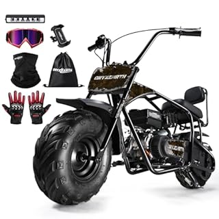 Oryxearth Mini Dirt Bike for Kids, 99CC 4-Stroke Kid Gas Powered Off-Road Pocket Pit Trail Motorcycle W/EPA Approved, for Adults and Teens