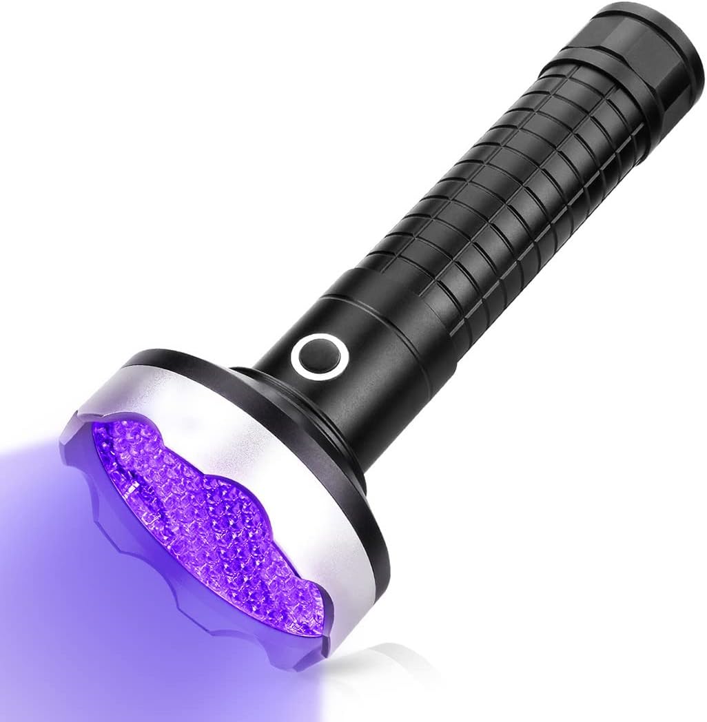 Waklyte Black Light Flashlight, Super Bright 108 LED UV Flashlight