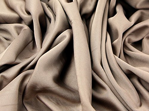 Scuba Bodycon vestido Jersey elástico Tela Taupe marrón – por metro