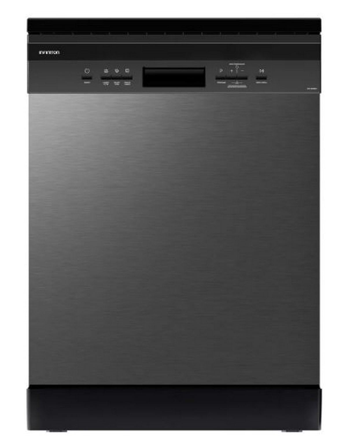 Lavavajillas Infiniton DIW-6115, Ancho 60 cm, D, 8 Programas, 14 Servicios, Tercera Bandeja (Dark Inox || DIW-6218DD3)