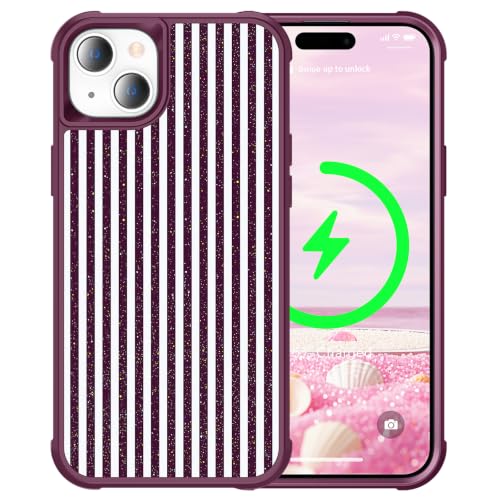 Coque iPhone 15 Plus élégante et résistante aux chocs en TPU et PC rigide