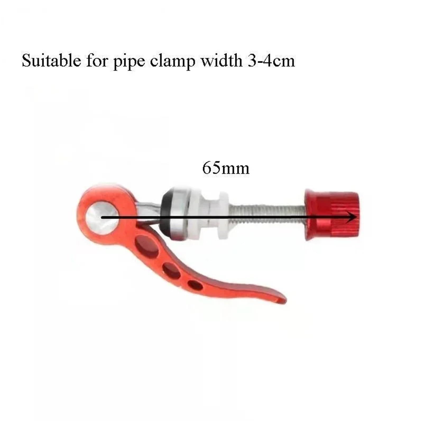 Vite a sgancio rapido per morsetto sedile 5 Pezzi Di Vite A Sgancio Rapido For Tubo Sella For Mountain Bike(5pcs Black)