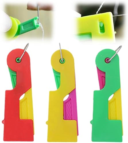 Enhebrador de Agujas de Ayuda de Enhebrado Automático, Mini Enhebradores de Agujas de Máquina de Coser Manual, Enhebrador de Agujas de Costura
