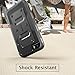 iPhone 5S Case, [Heave Duty] **Slim Protection** i-Blason Armorbox [Dual Layer] Hybrid Full-body Protective Case with Front Cover and Built-in Screen Protector / Impact Resistant Bumpers Cover with Holster Combo for Apple iPhone 5 / 5S (Black)