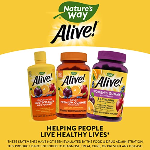 Nature’s Way Alive! Women’s Gummy Multivitamins Vitamins & Minerals Supports Healthy Aging* Vegetarian Mixed Berry Flavored 60 Gummies #TOP5