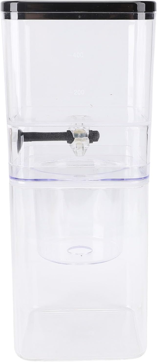 Ice Drip Coffee Pot 400ml Portable Cold Brew Brewer - Adjustable Speed for Rich Flavor Extraction, Easy - to - Clean Design, Ideal for Travel & Home Coffee Lovers