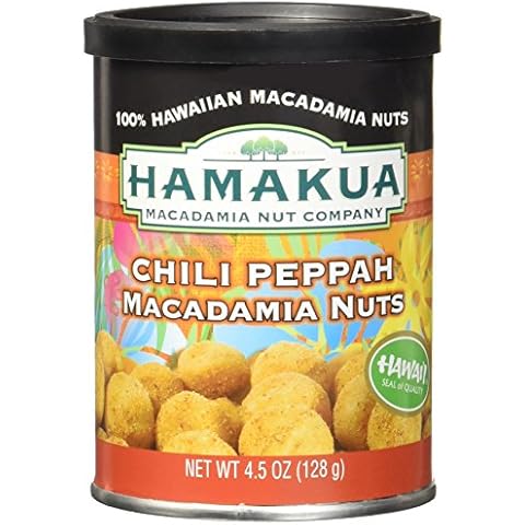Hamakua Chili Peppah Macadamia Nuts, 4.5 Ounce Cover