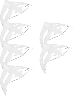 NOLITOY Mascarar 6 Peças DIY Meia Máscara Facial Pintura Máscara De Pintura Em Branco Máscara De Festa De Máscara De Traje Branco Máscara Para Dança Mardi Gras Cosplay Dia Bruxas