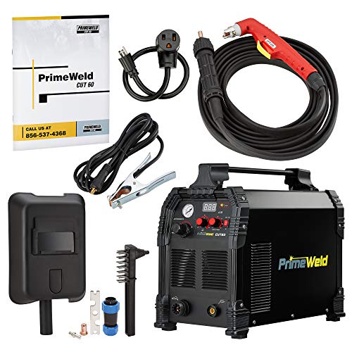 Primeweld Cut60 60Amp Non-Touch Pilot Arc Pt60 Torch Plasma Cutter 110V/220V Dual Voltage 3 Year Warranty #TOP4