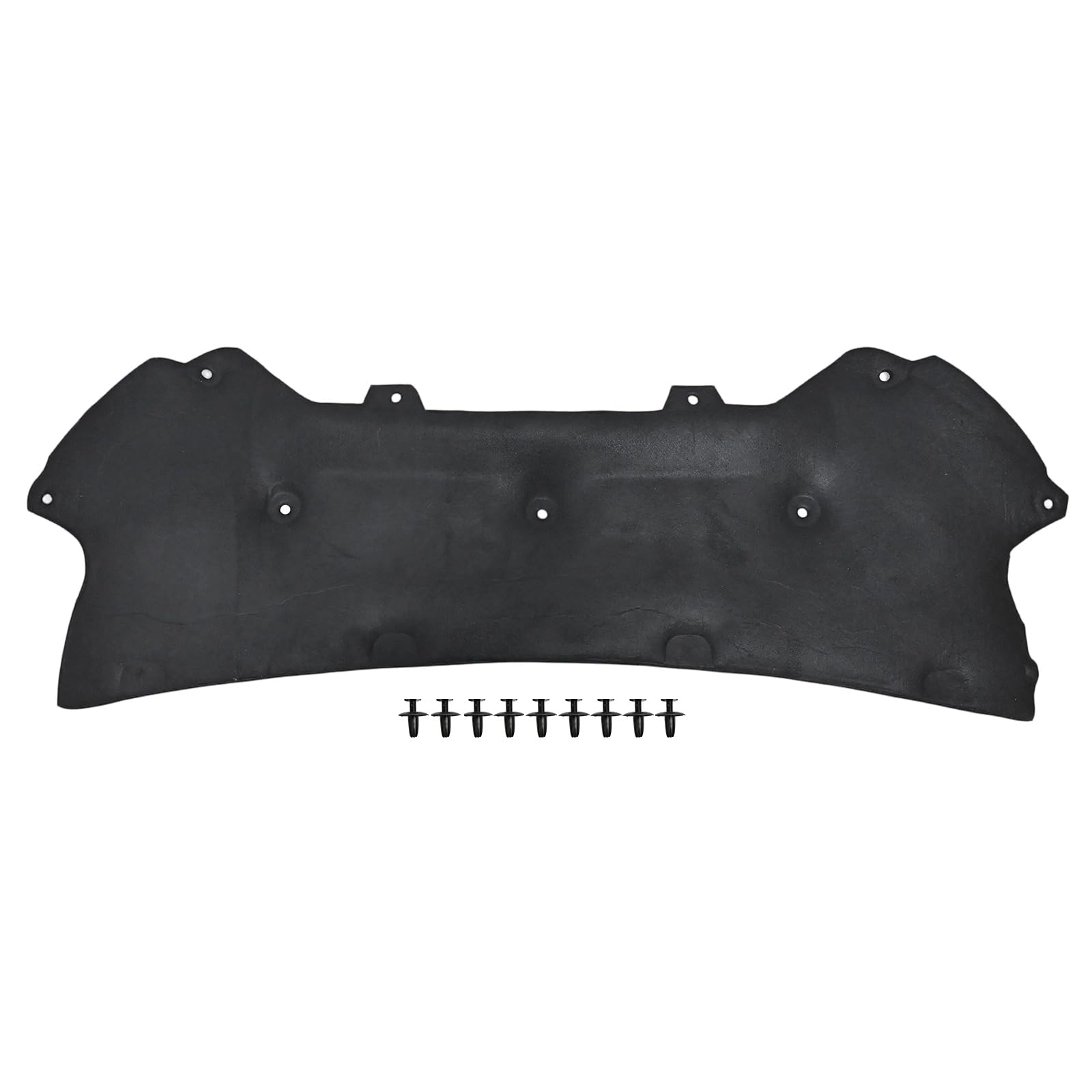 Dämpfung Motorhaube Dämmmatte Isolierung Dämpfungsmatte Motorhaubendämmung mit Clips Kompatibel mit Ford Ecosport MK2 II vor Facelift 2012-2017 CN15N16746AA