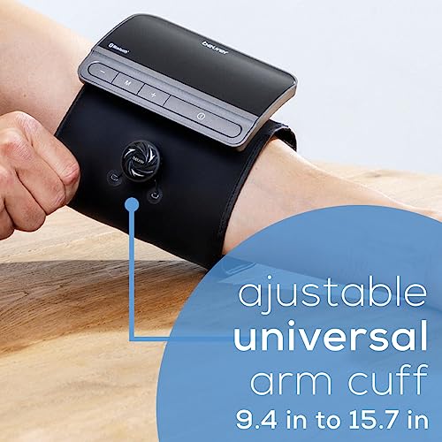 Beurer BM81 Easylock Automatic Upper Arm Blood Pressure Monitor, Fully Electronic Smart Cuff Without Cables, Gentle Striction Plus Fast Measurement, Bluetooth thumb #5