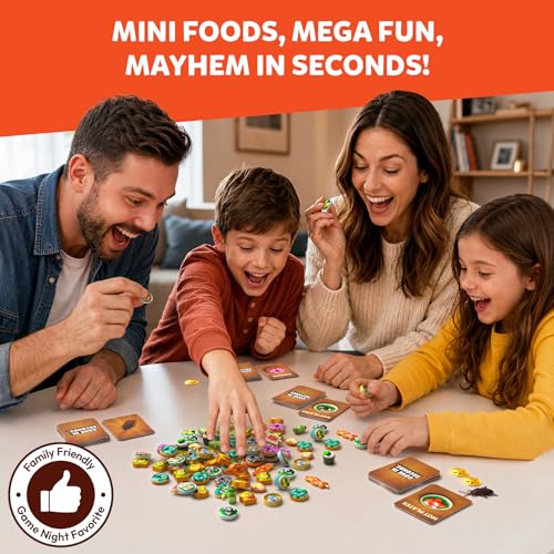Gone in Seconds - Juego rápido de mini comida para niños y adultos miniatura 6