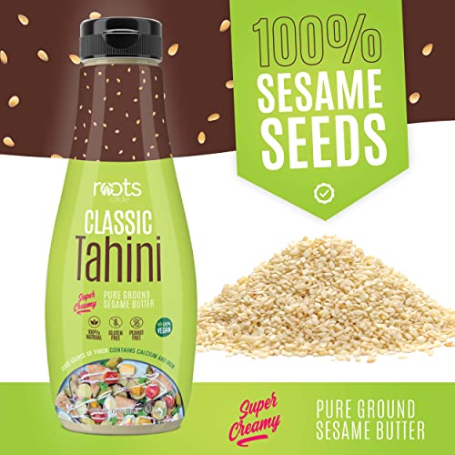 image for Roots Circle Roots Squeezable Classic Creamy Sesame Tahini | 2 Pack 12