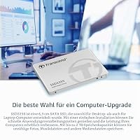 Transcend SSD225S 500GB 2.5" SATA III, 3D NAND, DRAM-less, Bis zu 530/480 mb/s, Interne SSD für Desktop- und Laptop-Aufrüstung – Ansicht 4