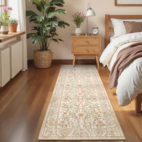 Tapete corredor Boho 2x6 GarveeHome camel antideslizante miniatura 5