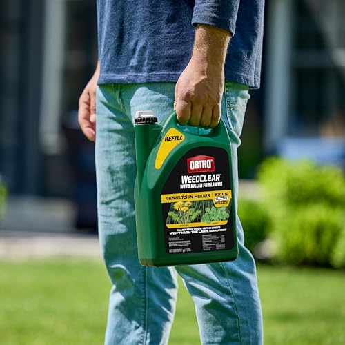 Image of Ortho WeedClear Weed Killer for Lawns Refill - Herbicide Lawn Weed Killer, Kills over 250 Listed Weeds Including Dandelion and Clover, 1 Gal.