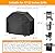 Aoretic Grill Cover 52 inches Gas-BBQ Grill Cover, Waterproof,Anti-UV Material with Velcro Straps & Adjustable Hem Drawstring for Weber Nexgrill Char-Broil Monument Dyna-Glo