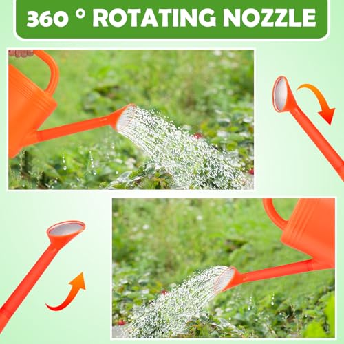 gegemaoyi Regador de 1 Galão para Plantas de Interior, Regadores de Jardim para Plantas de Exterior,