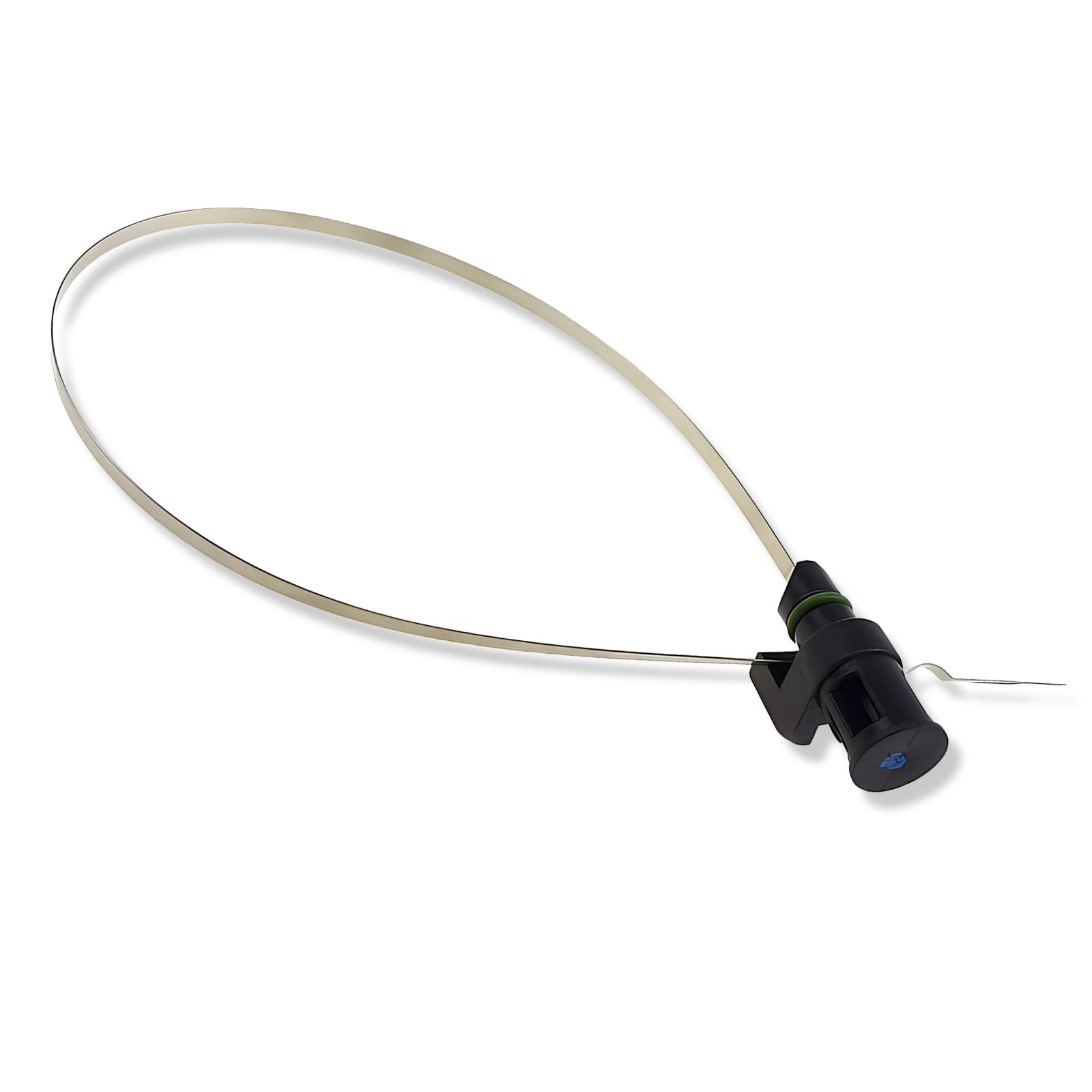 1 PC Car Engine Transmission Dipstick, 23.77In x 1.19In x 0.78In Metal Oil Level Indicator Dip Gauge, Replacement OEM #31086-JA00A, Universal Automotive Measuring Tools (Black)