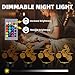 MENOMINO Dirt Bike Gift 3D Night Light, 16 Colors Changes Remote Control Motocross Lamp, LED Motorcycle Room Decor, Dirt Bike Toys, Birthday Xmas Christmas Gifts for Boys Girls Kids