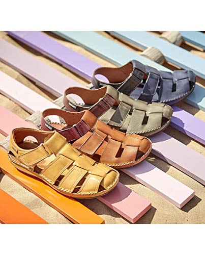 Image of PIKOLINOS 06J-5433 Leather Tarifa for Men's Flat Sandals