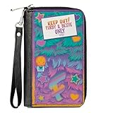 Lleva tu dinero en efectivo, tarjetas y teléfono con estilo con esta impresionante cartera con cremallera.