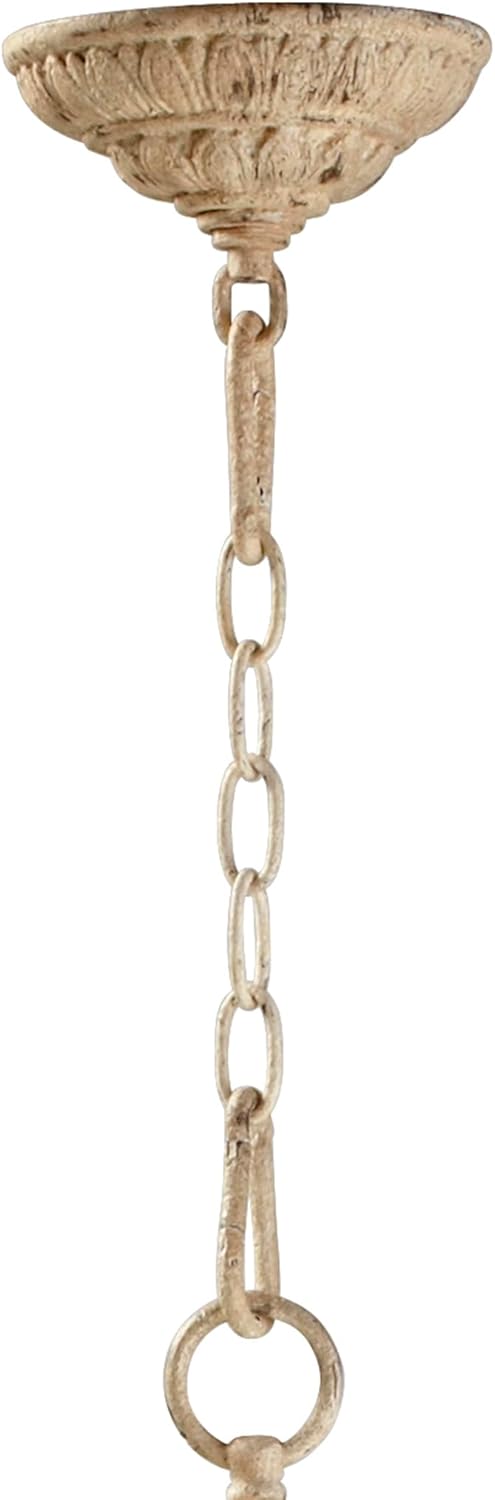 Quorum International 8006-4-70 Salento 4 Light Pendant, Persian White